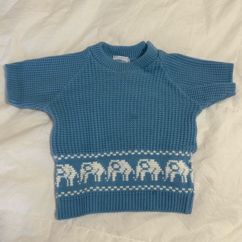Vintage Sweater Toddler Exclusively Made in England for The Higbee  Company